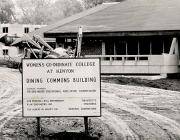 Women's Coordinate College at Kenyon - Dining Commons Construction Sign